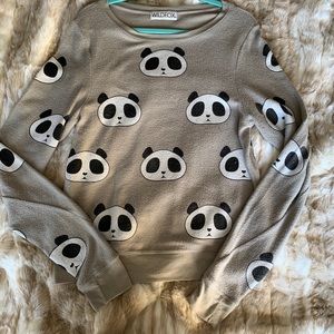 Wildfox Panda head baggy jumper size M